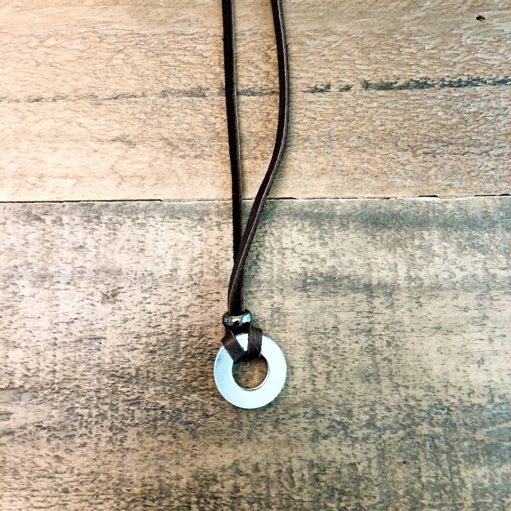 Men’s Leather Necklace
